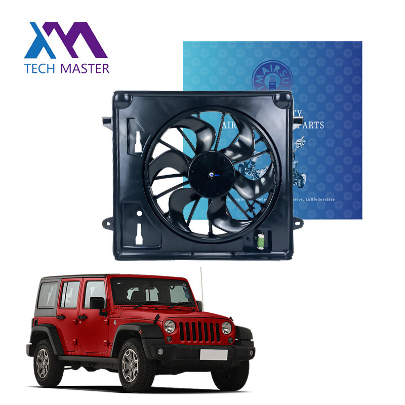 100% Tested Jeep Wrangler JK 2007 600W Radiator Cooling Fan Long Wire ...