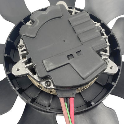 Tested Radiator Fan Assembly 1V Voltage Auxiliary Cooling Fan With Built In Fuse