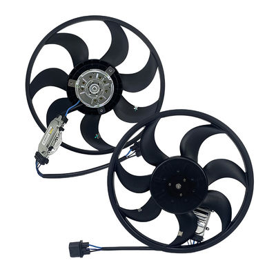 12V Radiator Spring Type Cooling Fan With Fuse For Audi Volkswagen Old Touareg