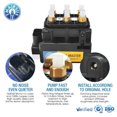 Valve Block For Audi A6C7 A8D4 Bentley Mulsanne Solenoid Valve 4H0616013 4G0616005C 4H0616005C Air Suspension Component Compressor Pump Parts