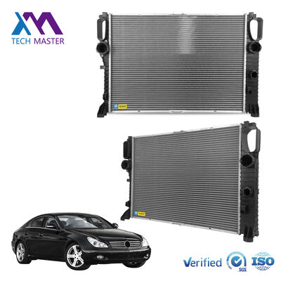 Radiator Condenser Fan LONGQ ISO9001 Certified for MERCEDES W211 E280 E320 CDI E63 AMG 2115003202 2115002302